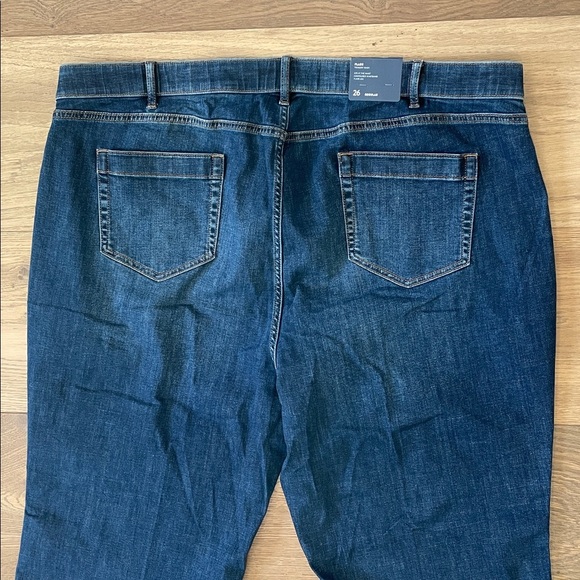 J.Jill Curvy High-Rise Flare Jeans Tremont Wash Size 26 Plus Size NWT - Picture 15 of 16